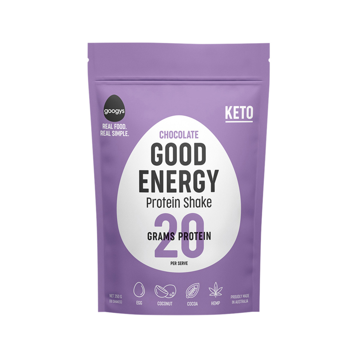 Good Energy Protein Shake Chocolate 1kg - The Coconut Store