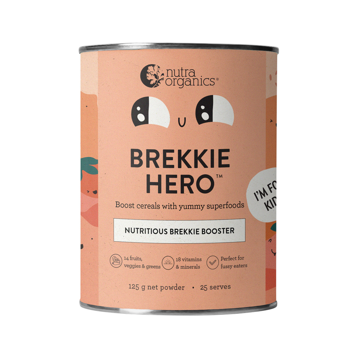 Nutra Organics Organic Brekkie Hero (Nutritious Brekkie Booster) 125g ...